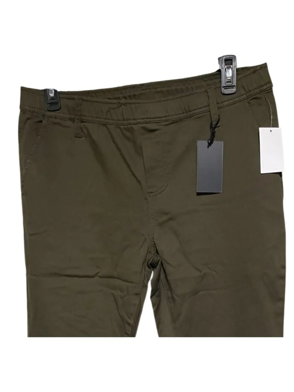 Caliville Mens Army Green Stretch Cuffed Chino Jogger Pants XXL Twill Gorpcore